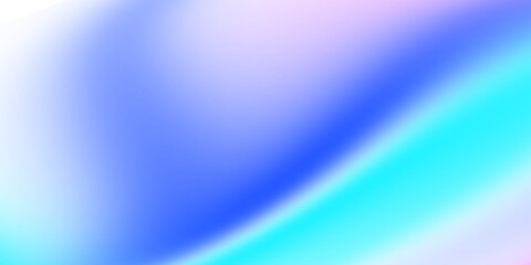 Obraz premium Blue to Pink Gradient Smooth Colorful Flow Background