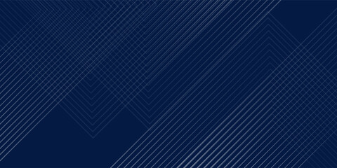 Blue abackground with glowing arrow lines. Simple shiny blue geometric lines stripes geometric modern good art