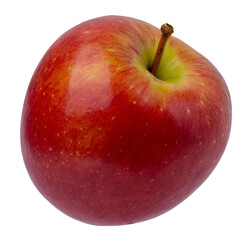 red apple, isolated on white background.