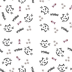 Cat Seamless Design