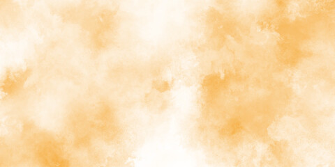 Abstract orange or white watercolor background, Sky in watercolor painting soft textured on wet white paper background, grunge orange background for any design.
