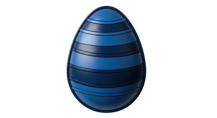 Isolated Blue Easter Egg