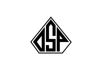 DSP Custom Monogram Logo Design.
