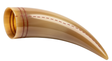 Isolated Drinking Horn