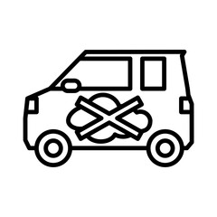 Fototapeta premium No Pollution Car Electric Vehicle Car Bike Green Energy Technology Icons Environmentally Friendly Go Green Clean Energy Icon 