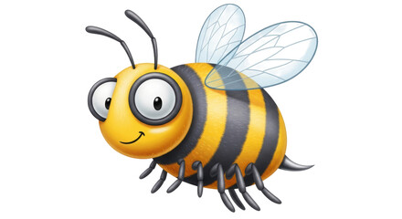 Isolated Cartoon Bee