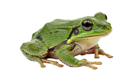 Isolated Green Frog