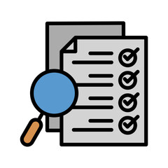 Fototapeta premium Accountability Icon Vector Illustration Color Version