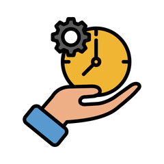 Efficiency Icon Vector Illustration Color Version
