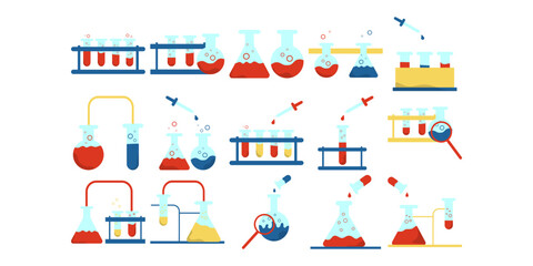 Fototapeta premium Chemistry Lab Test Tubes