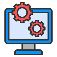 Auto System Icon Element For Design