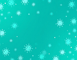 Abstract virus pattern background