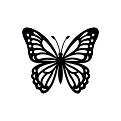 Butterfly Silhouette Vector Illustration
