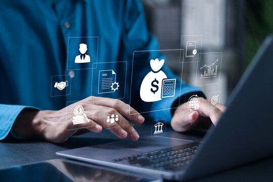 Budget planning and management, company budget allocation for business or project management. Corporate finance and annual strategic plan.