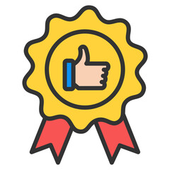 Obraz premium Trust Badge Icon Element For Design