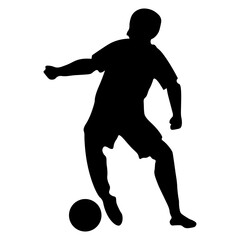 Soccer Player Silhouette