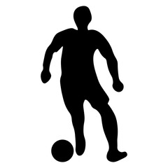 Soccer Player Silhouette