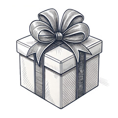 Elegant Gift Box with Ribbon