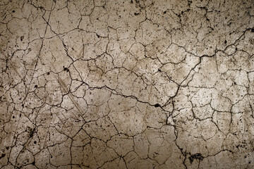 Dry Cracked Soil Pattern – Drought Concept