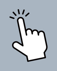 Obraz premium 指差しアイコン
