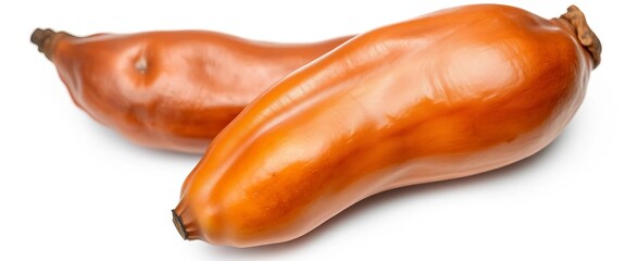 Single chestnut, whole, glossy brown, set against a white background,  single,  whole