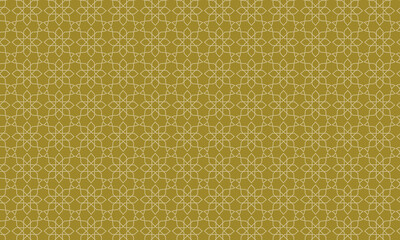 Seamless geometric pattern in authentic Arabian style, Islamic Alpona, Islamic Background Vector illustration