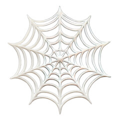 White spider web design, symmetrical, intricate