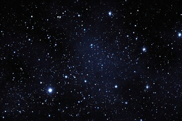 Fototapeta premium Starry night sky, densely packed with twinkling stars