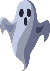 Ghost Cartoon Illustration