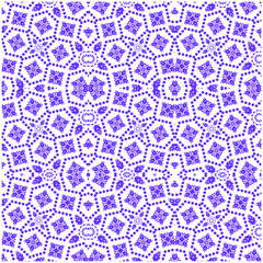 seamless pattern with blue dots, seamless geometric pattern, seamless pattern with blue flowers