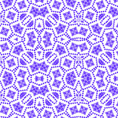 seamless pattern with blue dots, seamless geometric pattern, seamless pattern with blue flowers