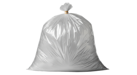 Isolated Garbage Bag