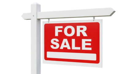 Isolated For Sale Sign
