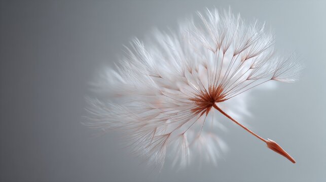 Macro photo Dandelion seed spreading kindness with soft lighting