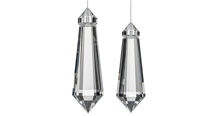 Isolated Crystal Chandelier Pendants
