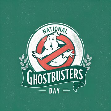 National ghostbusters day, National ghostbusters day art, National ghostbusters day logo design,  National ghostbusters day photo, National ghostbusters day poster