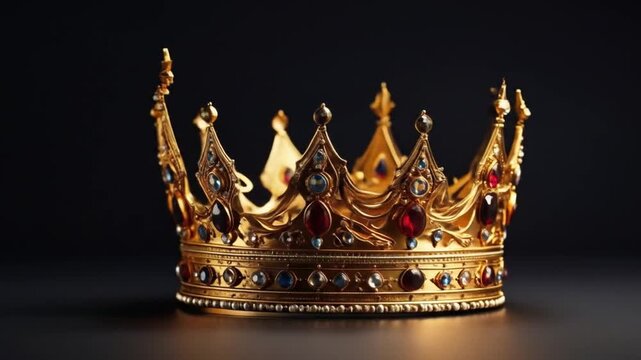 Ornate golden crown with jewels (1)