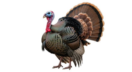 Isolated Wild Turkey