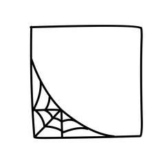 Halloween frame decoration