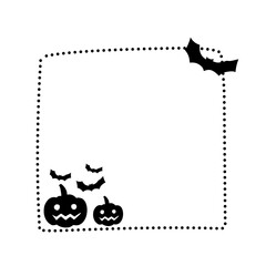 Halloween frame decoration