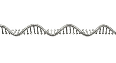 Fototapeta premium Abstract wave pattern with intricate details, suitable for modern design projects, isolated on white background