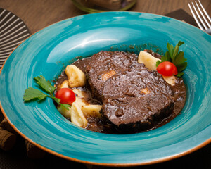 beef steak with vegetables