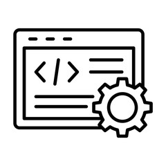 Fototapeta premium Application Icon