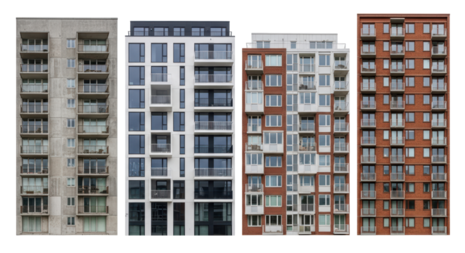 Isolated Buildings Set