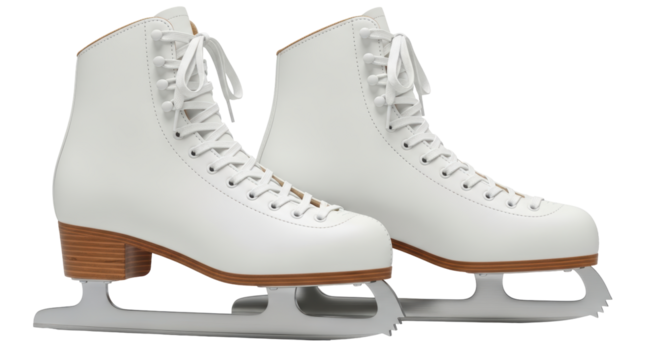 Isolated Ice Skates