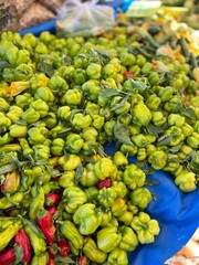 vegetables at the market, pepper, dolmalık biber