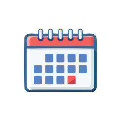 Modern Cartoon Calendar Icon Design