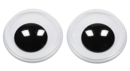 Isolated Googly Eyes Pair