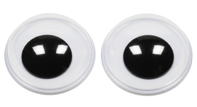 Isolated Googly Eyes Pair