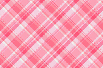Charming pink plaid pattern. Perfect for backgrounds, textiles, or designs needing a touch of sweetness. Versatile, cheerful, and visually appealing texture.